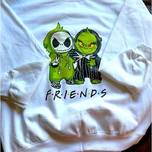 Grinch and jack skeleton christmas sweater